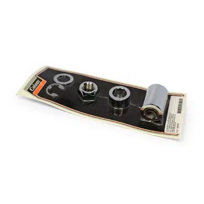 Kit distanziali ruota posteriore cromati e dado se 