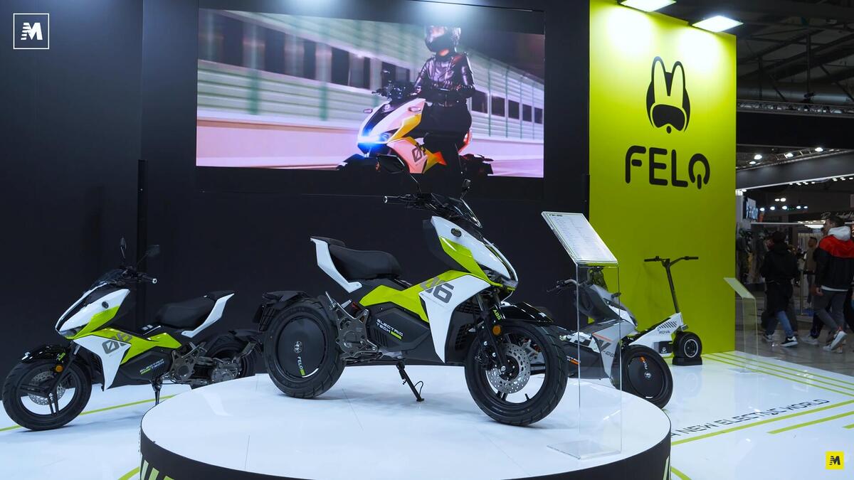 EICMA 2022. Felo FW06 a cavallo tra moto e scooter... e c