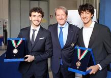 A Francesco Bagnaia e Andrea Verona i Collari d’Oro del CONI