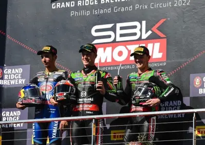 SBK 2022. GP d'Australia. Jonathan Rea vince Gara1 