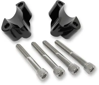 Prolunghe riser alte 1" nere per Sportster Forty E La Choppers