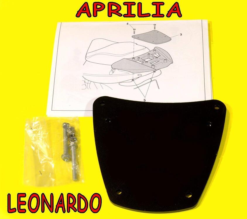 KIT PIASTRA FISSAGGIO BAULE ORIGINALE APRILIA LEON