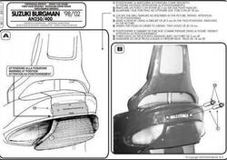 Attacco Posteriore Monokey Suzuki AN 250-400 Burg Givi