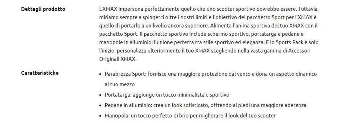 KIT SPORT per YAMAHA XMAX 300/125 IN SCONTO!! (8)