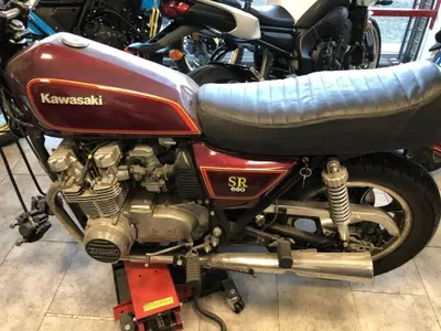 Kawasaki SR650 d'epoca
