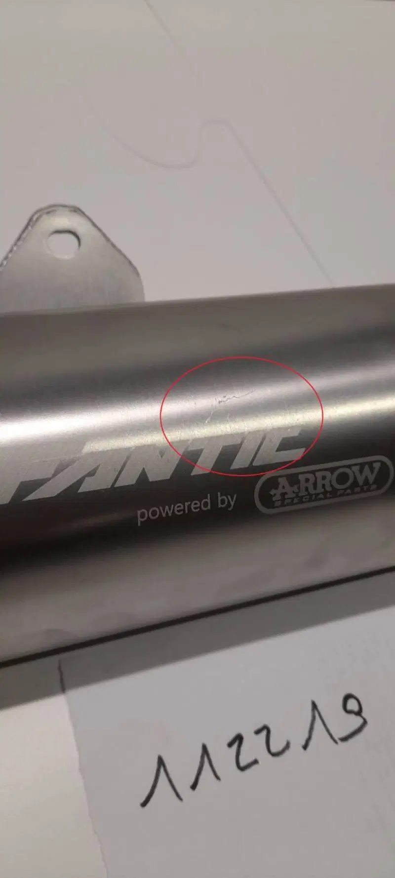 Silenziatore originale Fantic XMF-XEF 125 MOTARD/ Fantic Motor (3)