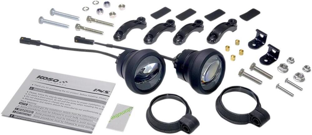 Luci supplementari a LED fendinebbia da 64 mm Koso 