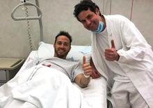 Per Andrea Dovizioso caduta in motocross e frattura scomposta del polso: “Scomposta per bene, naturalmente”