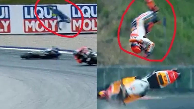 Quando Valentino Rossi dice "essere buttato gi&ugrave; dal tettino di un'auto che va a 150 km orari" intende queste cose qui [VIDEO VIRALE]