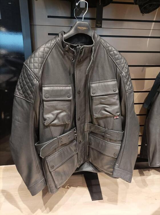 LEATHER BECK JACKET Giubbotto in pelle Triumph