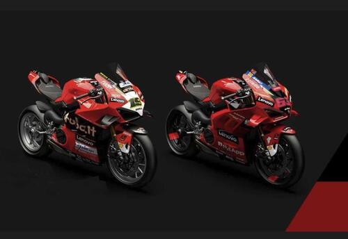 Ecco le speciali Ducati Panigale V4 per i mondiali di Bagnaia e Bautista