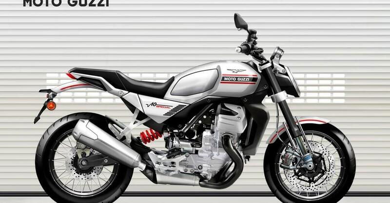 Naked e polivalente: la Moto Guzzi V10 Concept immaginata da Oberdan Bezzi