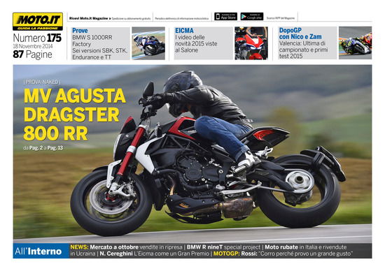 Magazine n°175, scarica e leggi il meglio di Moto.it 