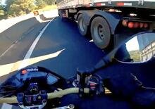 Il problema che i motociclisti hanno con i camionisti è questo! [VIDEO VIRALE]