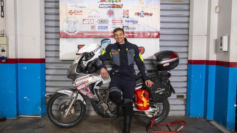 Moto Missione: dall&#039;Abruzzo a Dakar in moto, per beneficenza