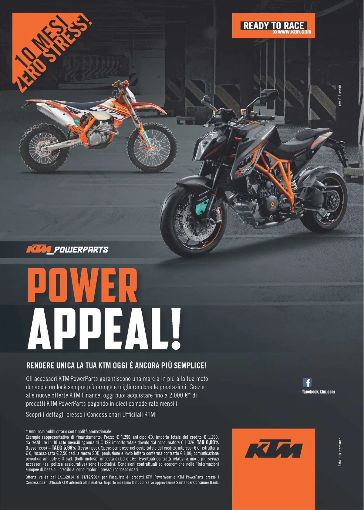 KTM PowerWear e PowerParts: promozione 10 mesi, zero stress (2)