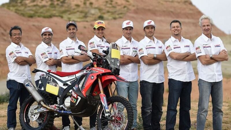 Martino Bianchi, HRC: 5 piloti e la moto nuova per l&#039;obiettivo Dakar