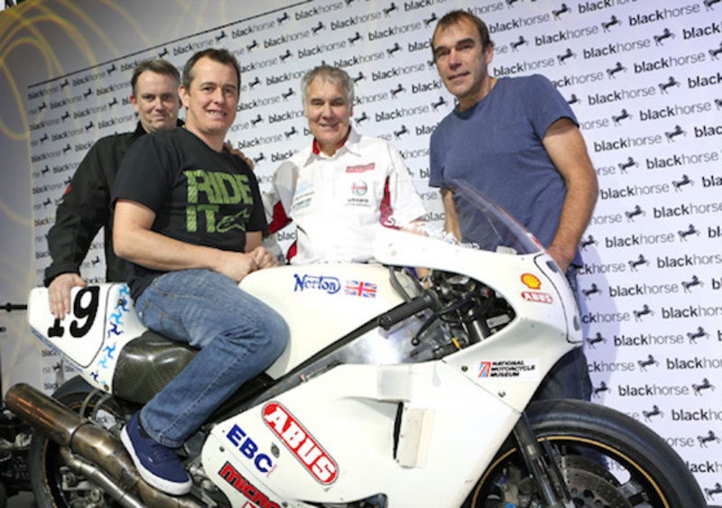 Classic TT 2015: John McGuinness in sella alla Norton rotativa