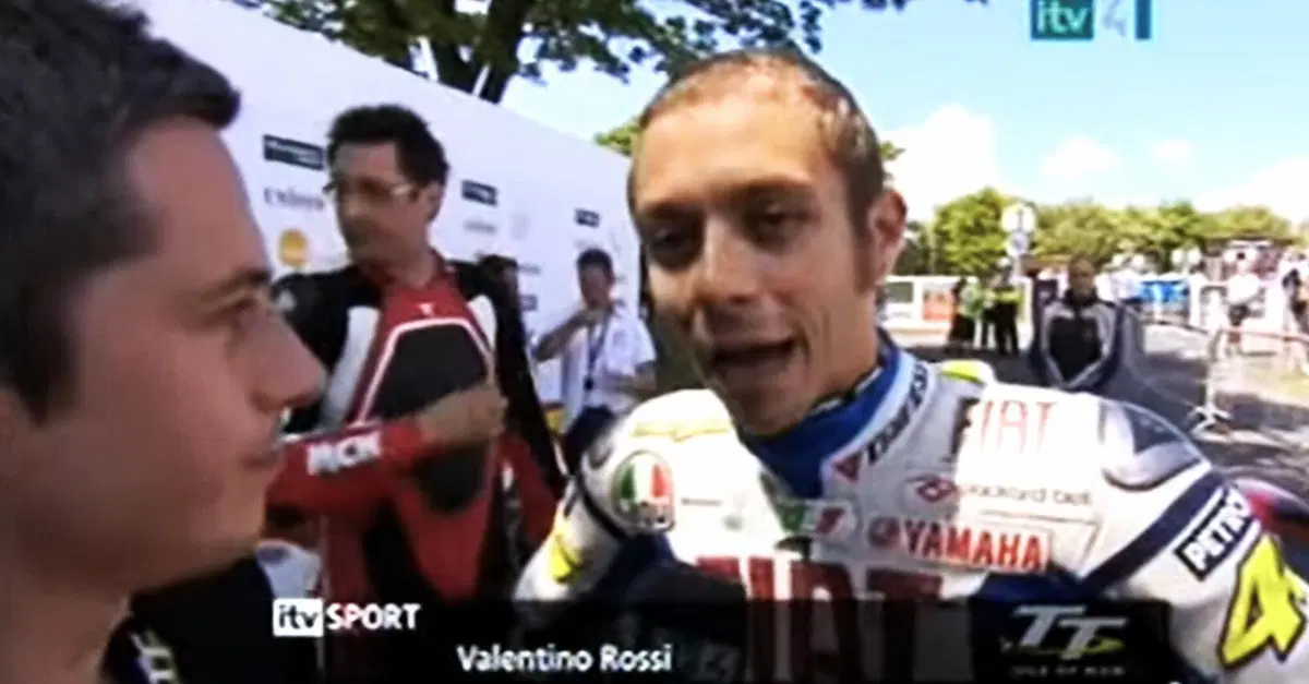Quando Valentino Rossi prov&ograve; il Tourist Trophy e disse: "Bellissimo tracciato ma..." [VIDEO VIRALE]