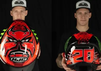 MotoGP 2023. Fabio Quartararo non cambia moto né tuta, ma cambia casco