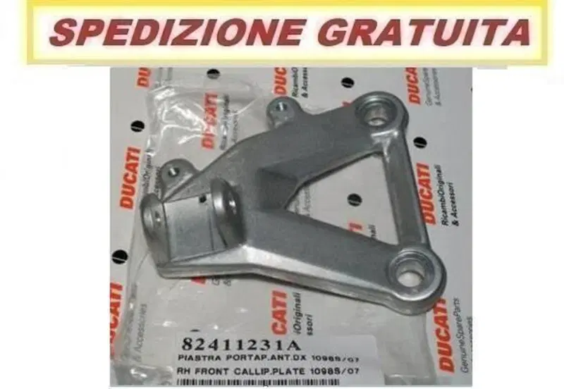 Piastra Portapedana Anteriore Destra Originale Per Ducati