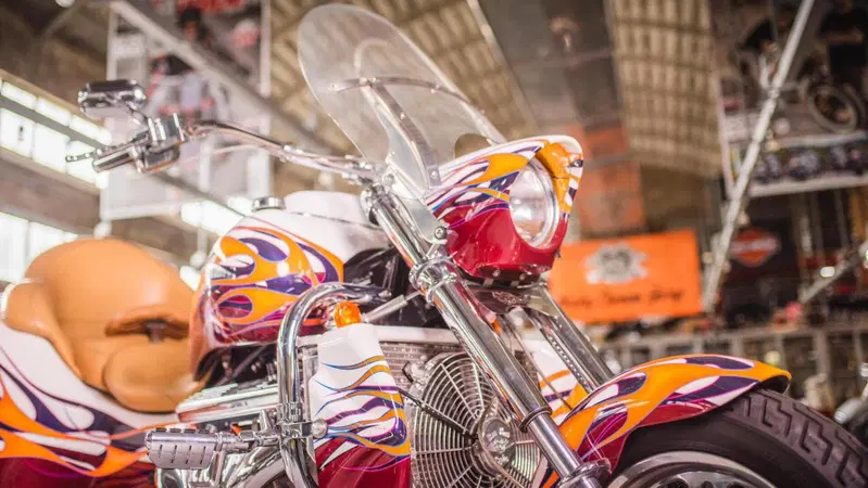 Boss Hoss a MBE con le sue V8