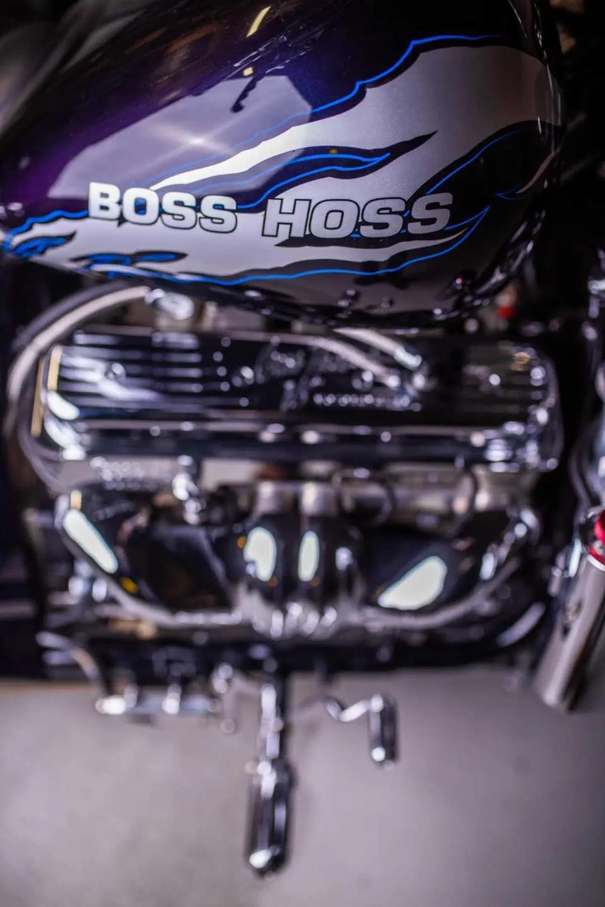 Boss Hoss a MBE con le sue V8