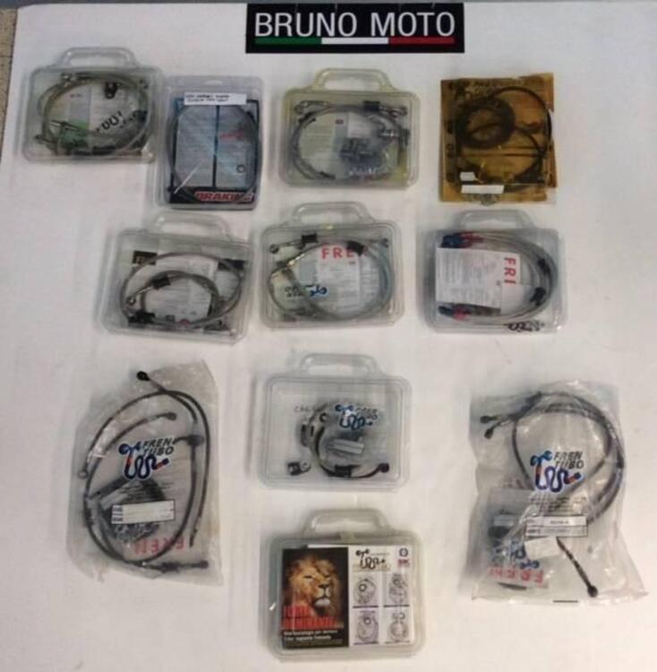 Kit tubi freno intrecciati per Honda