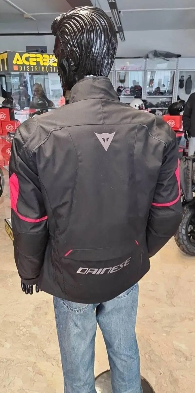 GIACCA TEMPEST 2 D-DRY BLACK/TOUR RED Dainese (2)