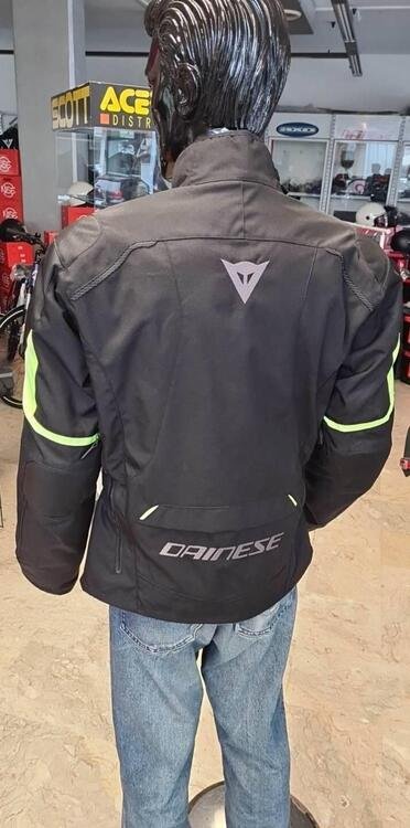 GIACCA TEMPEST 2 D-DRY BLACK/FLUO YELLOW Dainese (2)
