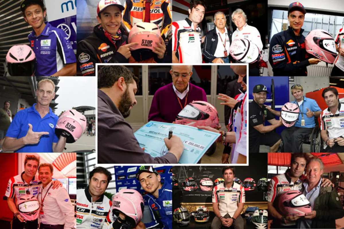 “Stop Cancer”, il casco autografato da 12 campioni, ha raccolto 254.000 euro (2)