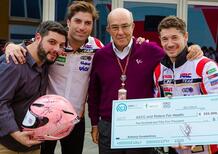 “Stop Cancer”, il casco autografato da 12 campioni, ha raccolto 255.000 euro