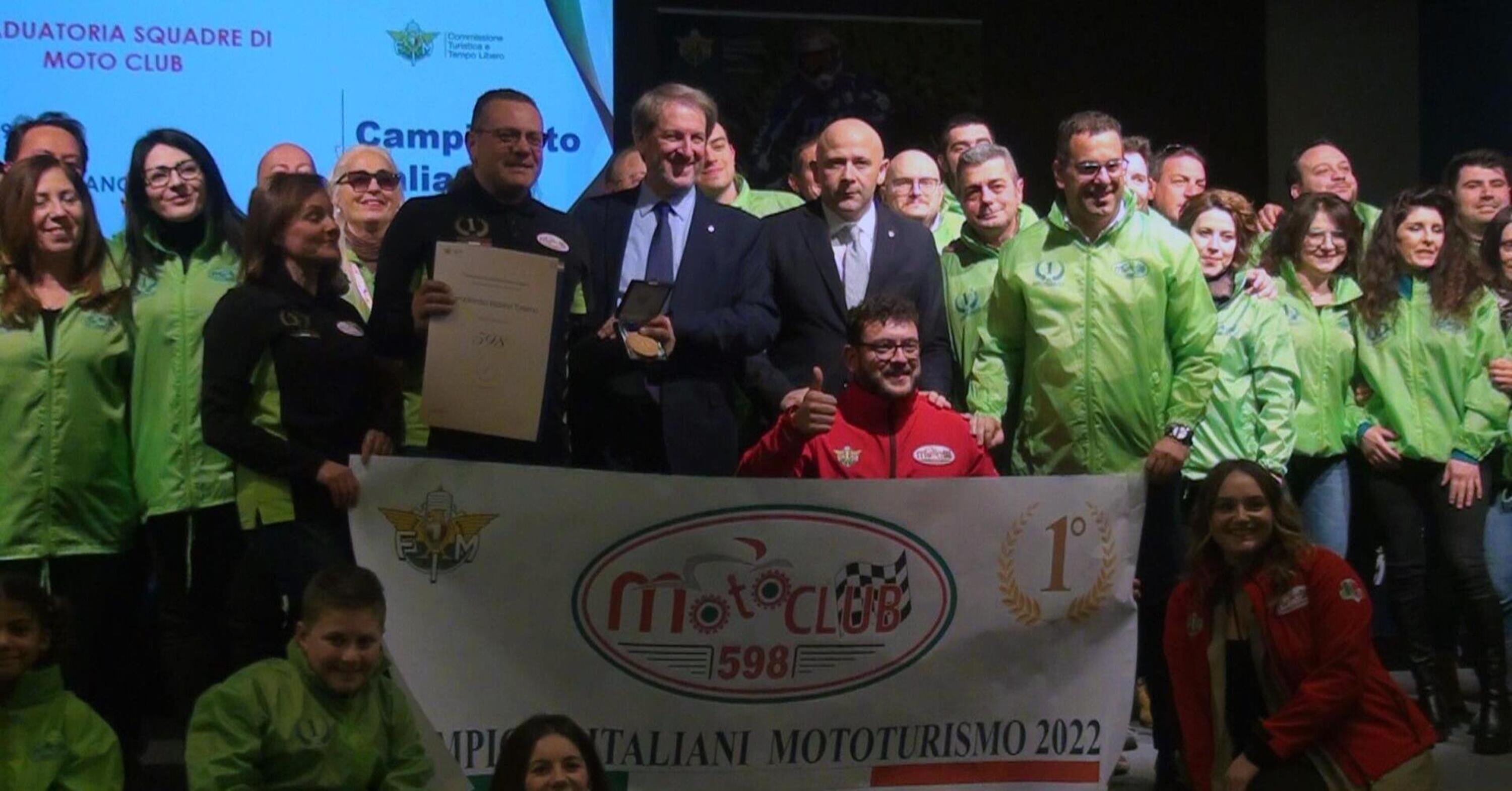Premiati a Verona i Campioni del Mototurismo 2022
