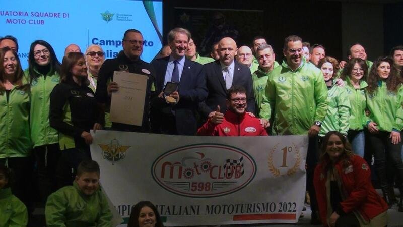 Premiati a Verona i Campioni del Mototurismo 2022