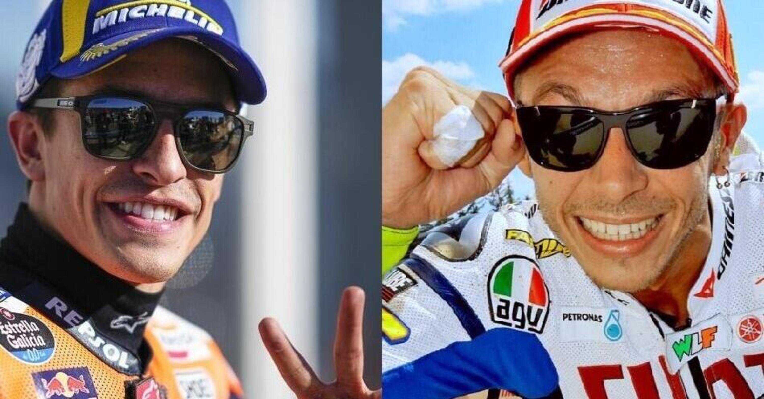 MotoGP 2023. Marc Marquez compie 30 anni: confrontiamo i suoi numeri con quelli di Valentino Rossi, alla stessa et&agrave;. Vince...