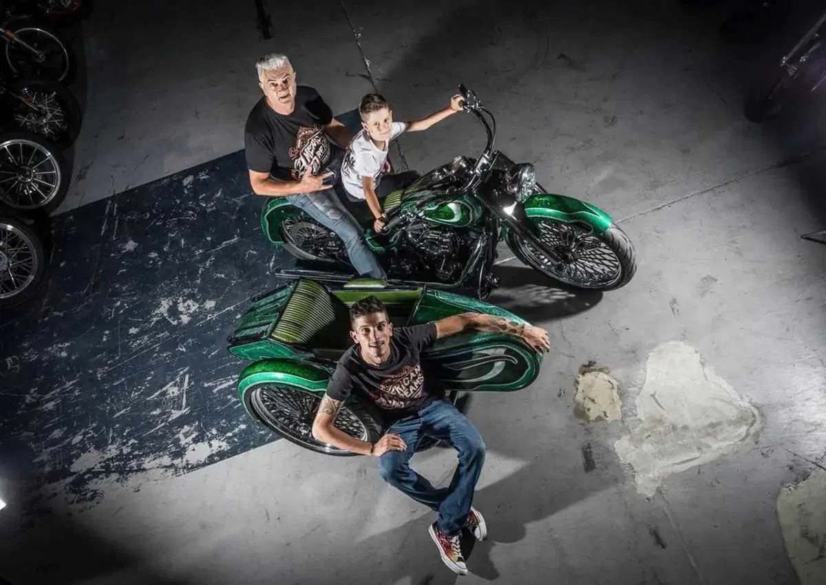 Più che un sidecar, un affare di famiglia! Vorreste acquistare questo Heritage Green Low Sidecar? (3)