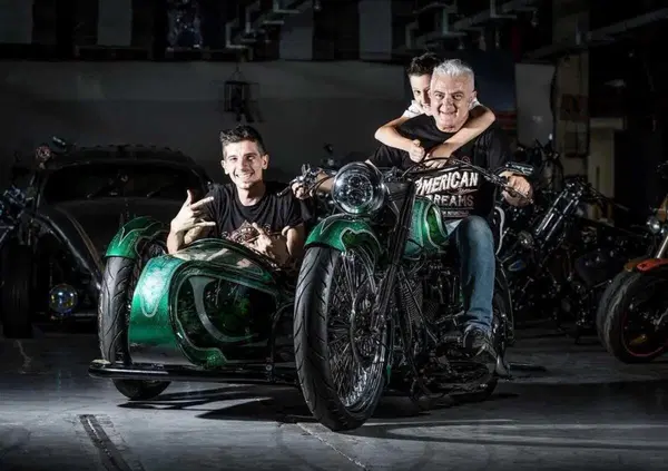 Più che un sidecar, un affare di famiglia! Vorreste acquistare questo Heritage Green Low Sidecar?
