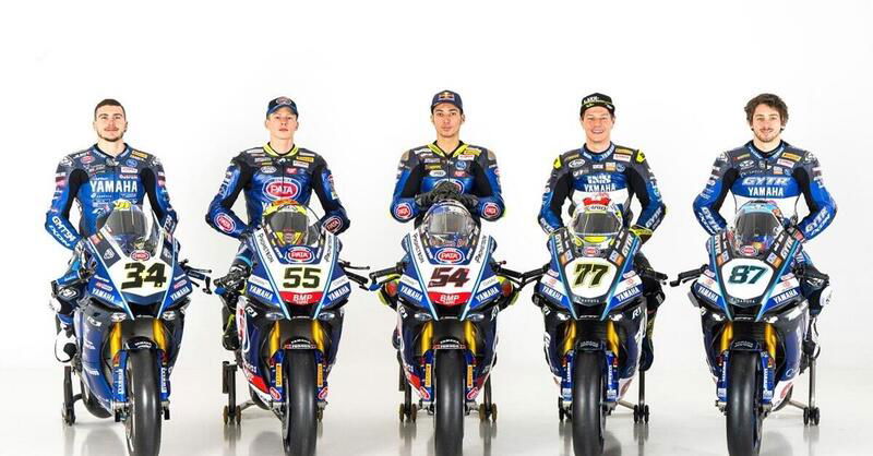 SBK 2023. I Team Yamaha si presentano a Portimao