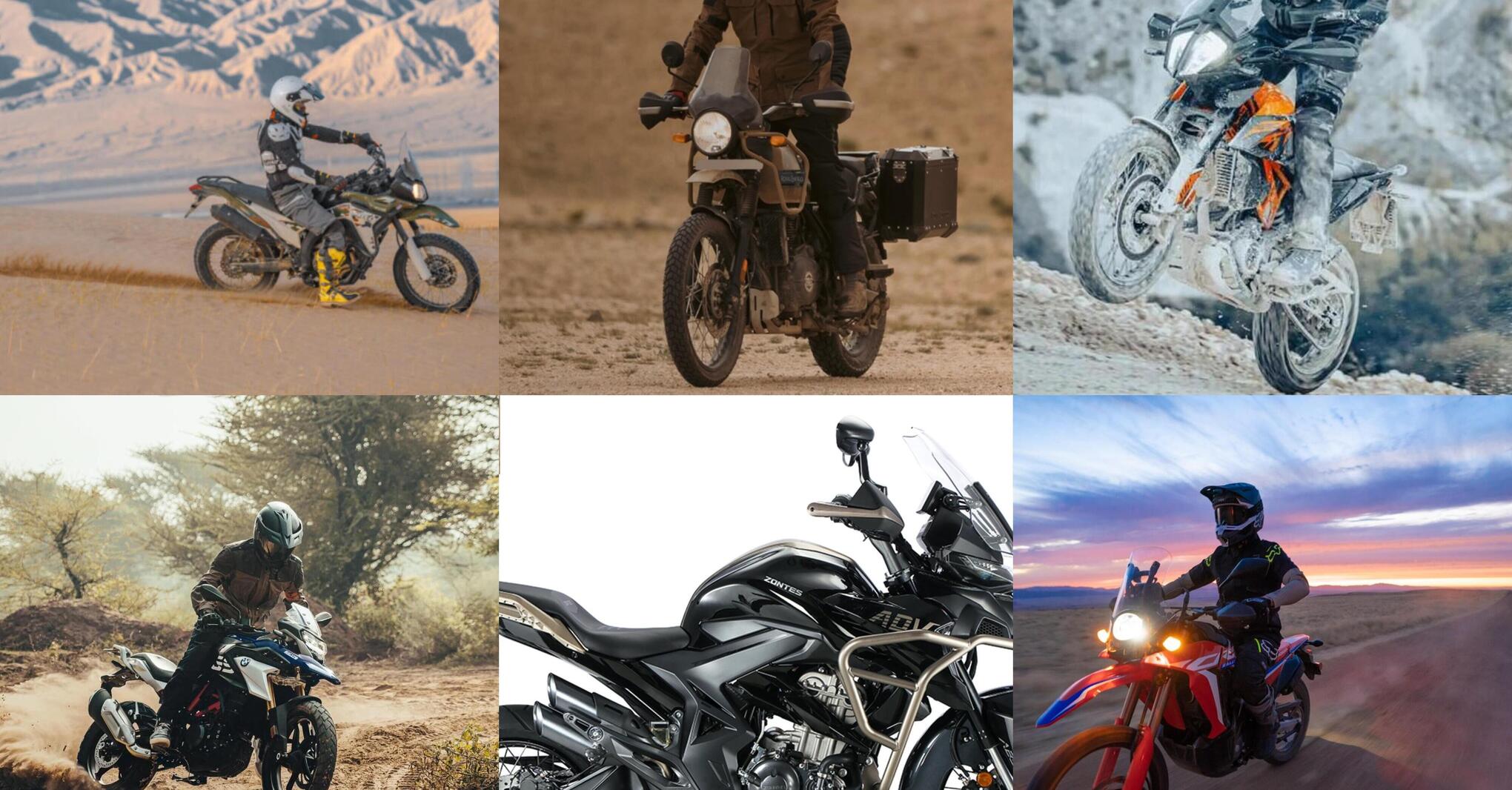 Libertà a piccoli prezzi: Sei Adventure sotto i 400 cc - News - Moto.it