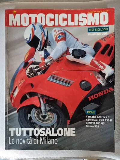 GIORNALE RIVISTA MOTOCICLISMO DICEMBRE 1991