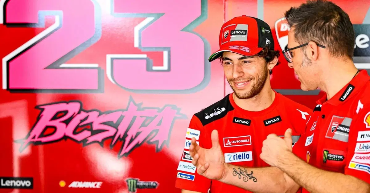 MotoGP 2023. Enea Bastianini: "La nuova moto non &egrave; facile ma alla fine sono contento"