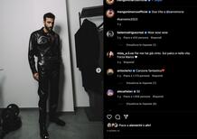 Marco Mengoni, il Festival di Sanremo, la tuta di pelle e le moto [GALLERY]