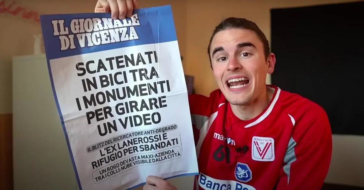 Il comune di Vicenza contro due Youtuber. Il sindaco: "Valuteremo una denuncia penale"