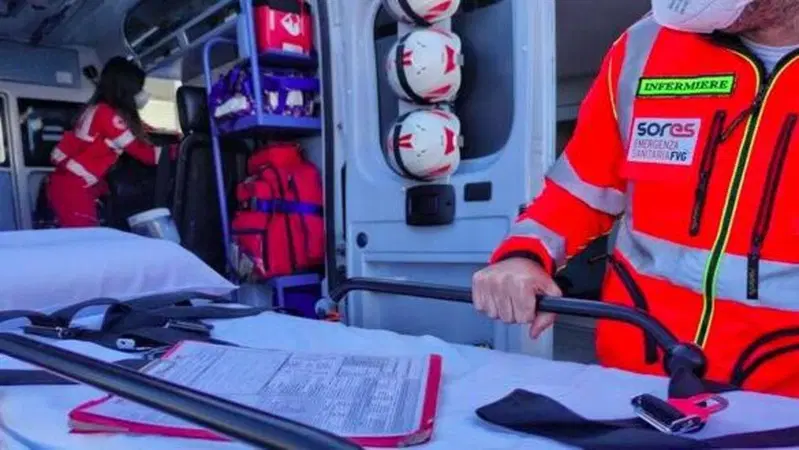 Staranzano. Motociclista sbalzato in aria dopo un violento incidente