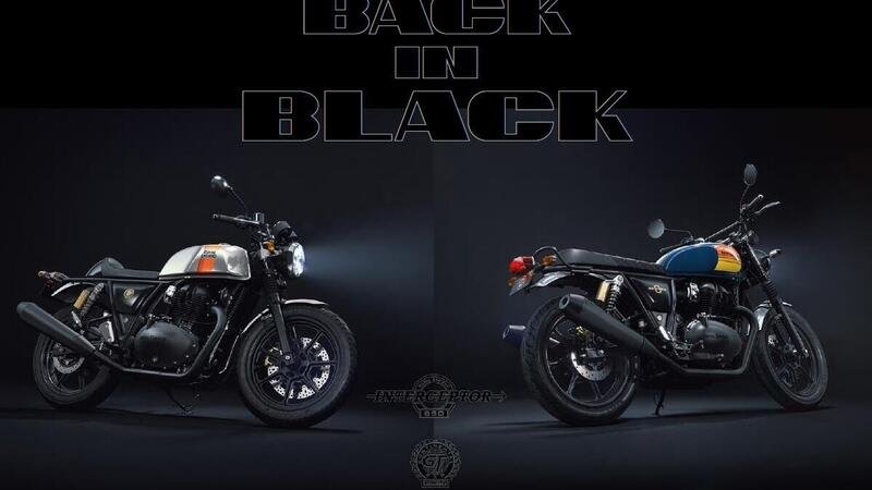 Blackout! Le nuove Royal Enfield Interceptor e Continental GT [GALLERY]
