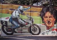 MotoGP 2023. Due anni senza Fausto Gresini, un murales all'autodromo di Imola