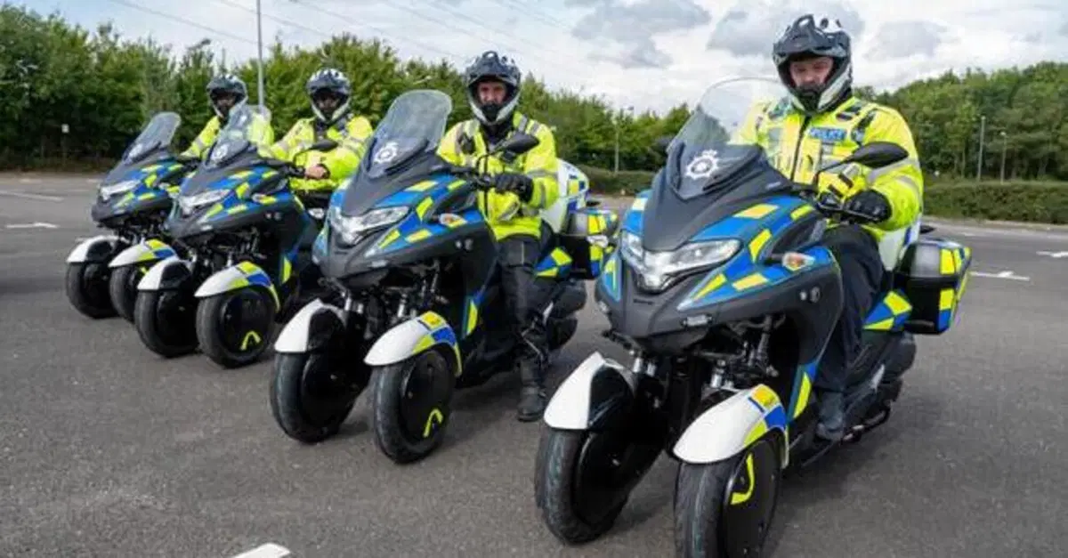 Il Tricity elettrico ce l'ha solo la polizia inglese