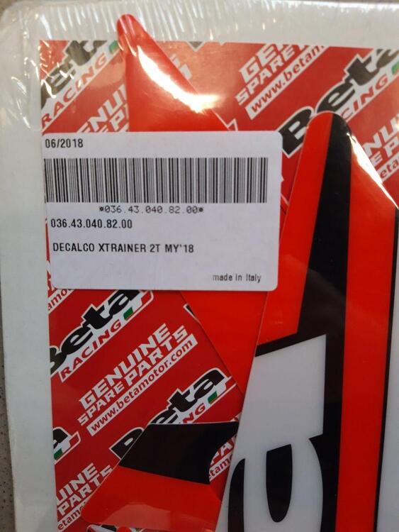 Decalcomanie per Beta Xtrainer 2018-19 Betamotor (2)
