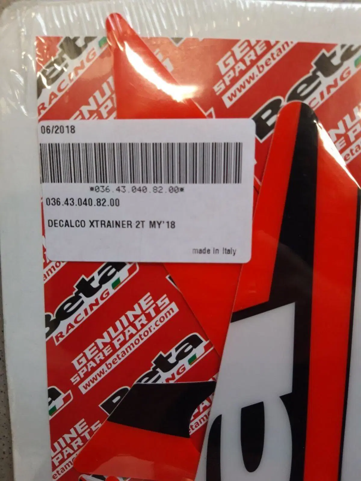 Decalcomanie per Beta Xtrainer 2018-19 Betamotor (2)