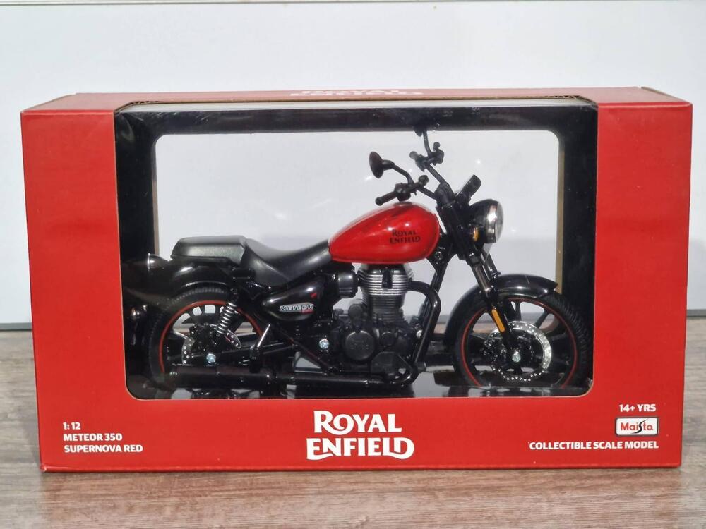 Modellino Meteor 350 supernova red Royal Enfield